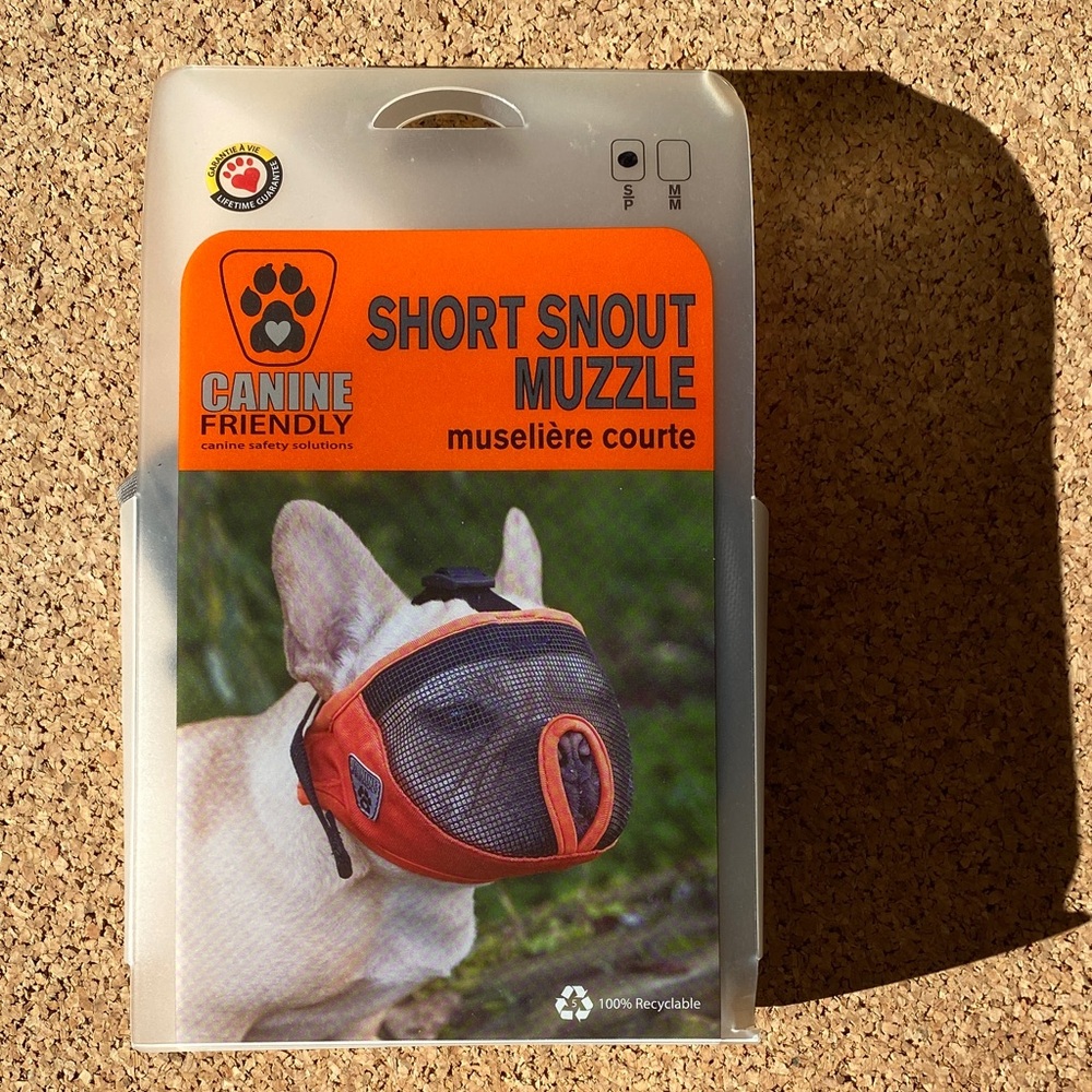 Canine Friendly Short Snout Dog Muzzle